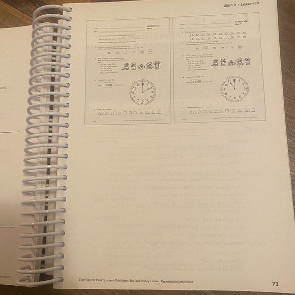 Saxon Math 2 - Picture 2 of 4